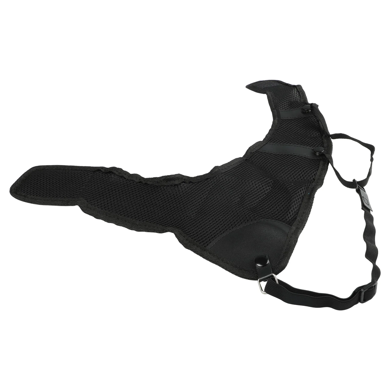For Fitness Training Nylon Body Strap Chest Harness Strap For Competitive Sports Events Black Elasticated Design