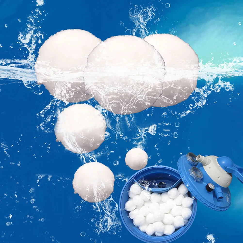 Household Pool Filter Balls Practical Floating Replaceable Sand Filter Media for Pool Cleaning and Filtration Fish Tank Supply