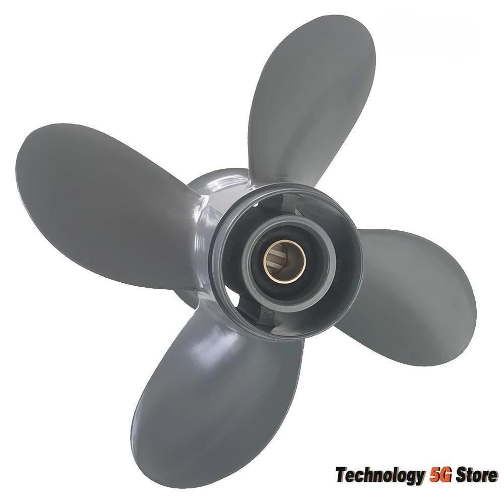 

Outboard Aluminum Alloy 4-blade Propeller for Honda 8-20HP 9 1/4X9 Four Blades Propeller 9 1/4X9 9 1/4X10 1/4X11 8 Tooth Spline