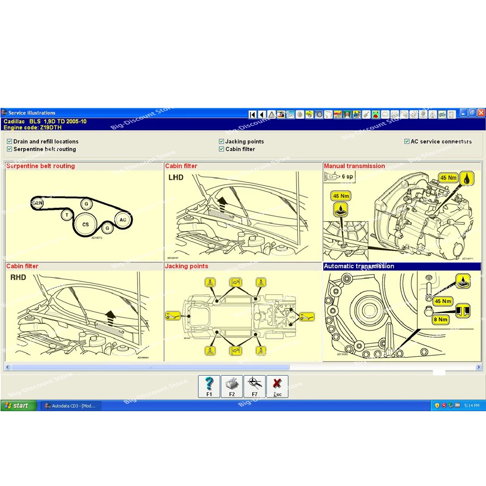 Diagnostic Tools Software 2024 Hot Sale Auto Data 3.45 Data Atris Stakis 2018.01V Multi-Languages CD USB car