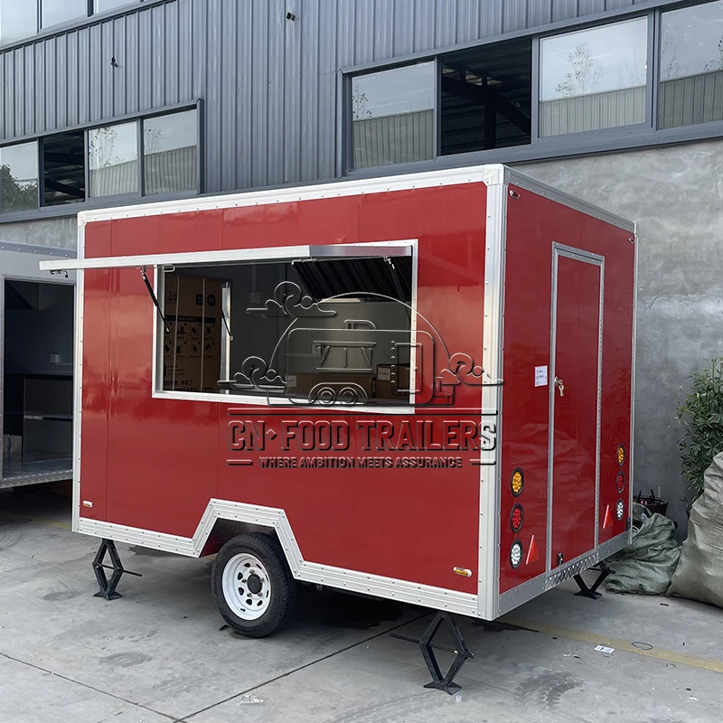 

CN Food Trailer Custom Mobile Kitchen Food Trailer Fast Food Truck for BBQ Pizza and Coffee CE Certificate for USA