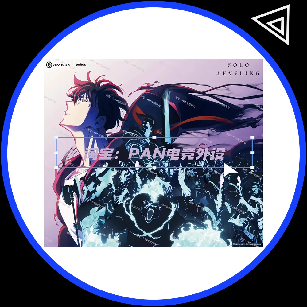 

Коврик для мыши PAN Esports SOLO LEVELING Glass Mousepad, гладкий и скоростной, для FPS-игр, аналог Amicis, для TTK, APEX, Valorant, CSGO, для ПК-геймеров