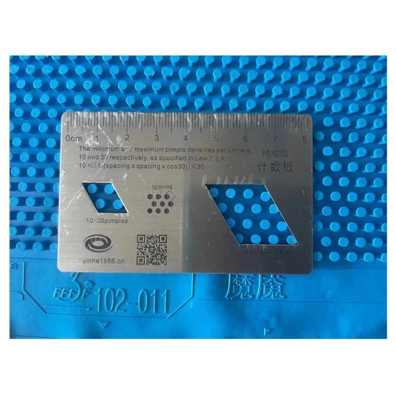 تنس الطاولة ذو الجسيمات الكبيرة جدًا من المطاط OX Momo ذات النقاط الطويلة الملونة العميقة تقريبًا. 4.3 ملم ارتفاع الجسيمات بينغبونغ المطاط