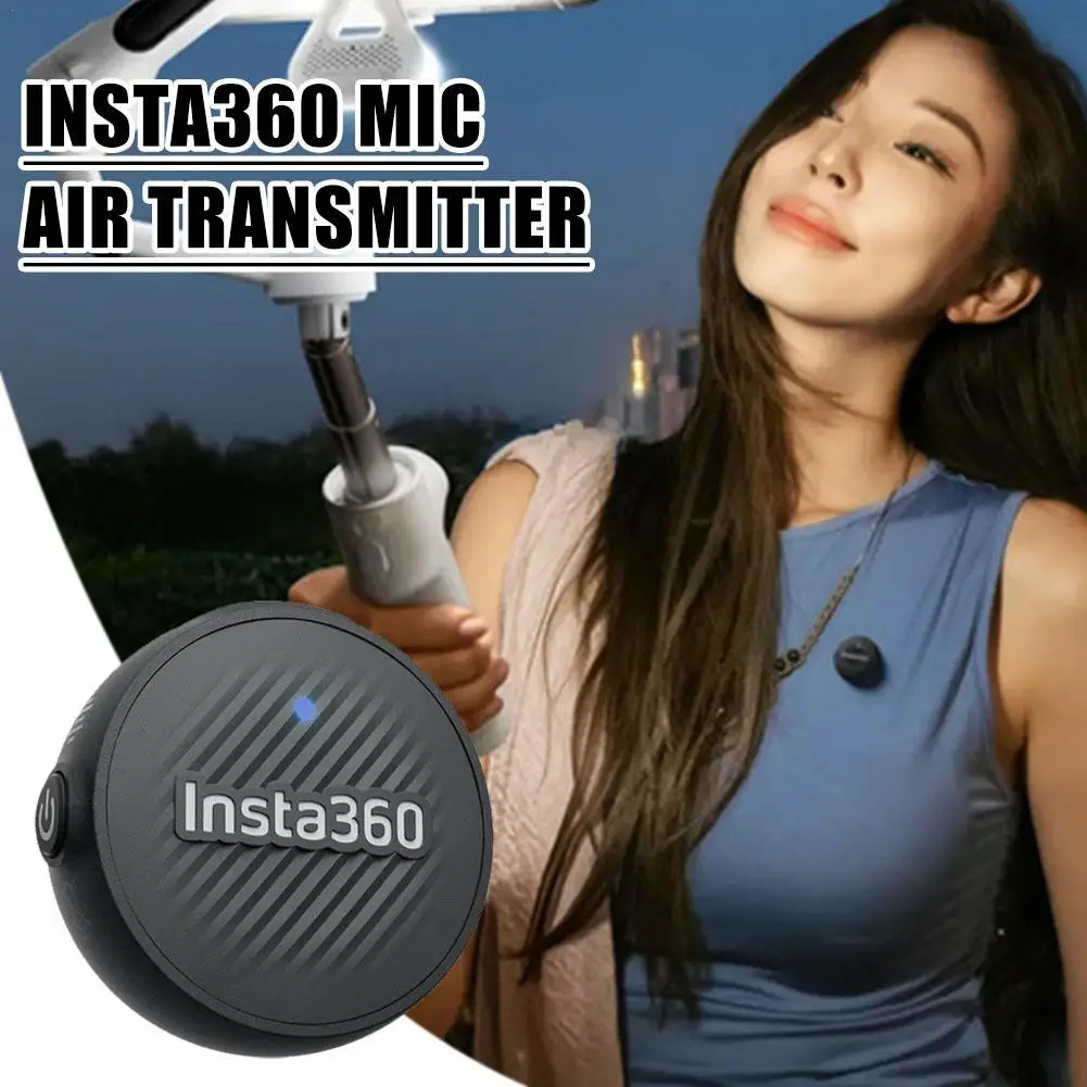 

For Insta360 Mic Air Transmitter Compatible with 360 x5 Recording Noise Reduction Original Accessories