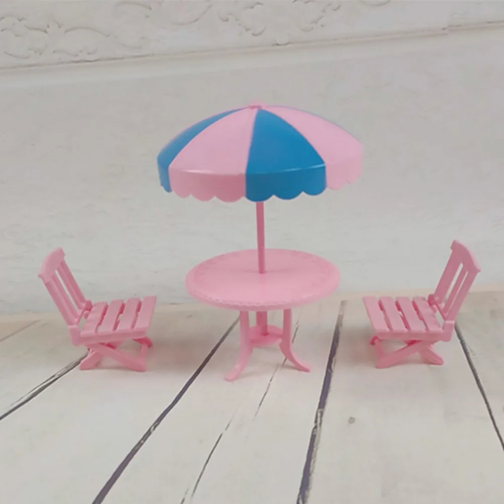 Strandstuhl Mini Spielzeug Tisch Möbel Haus Kunststoff Miniatur Kind Kinderstühle