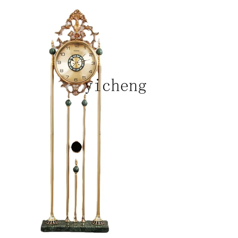 

XL Floor Clock American Living Room Decorative Ornaments Luxury Display Standing Grandfather