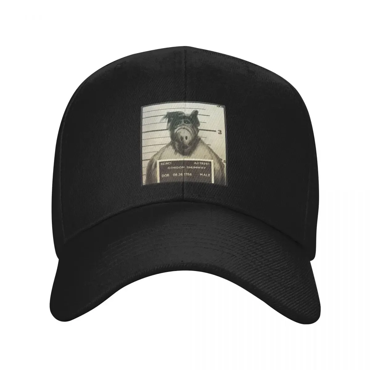 

Alf Mugshot Baseball Cap Streetwear custom caps Big Size Hat cute Baseball For Men Women's