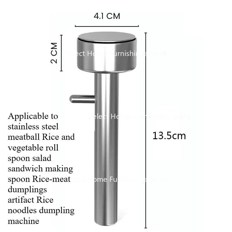 

Подходит для фрикаделек из нержавеющей стали, ложки для риса и овощей, салата, сэндвич, рисовая лапша, машина для изготовления пельменей