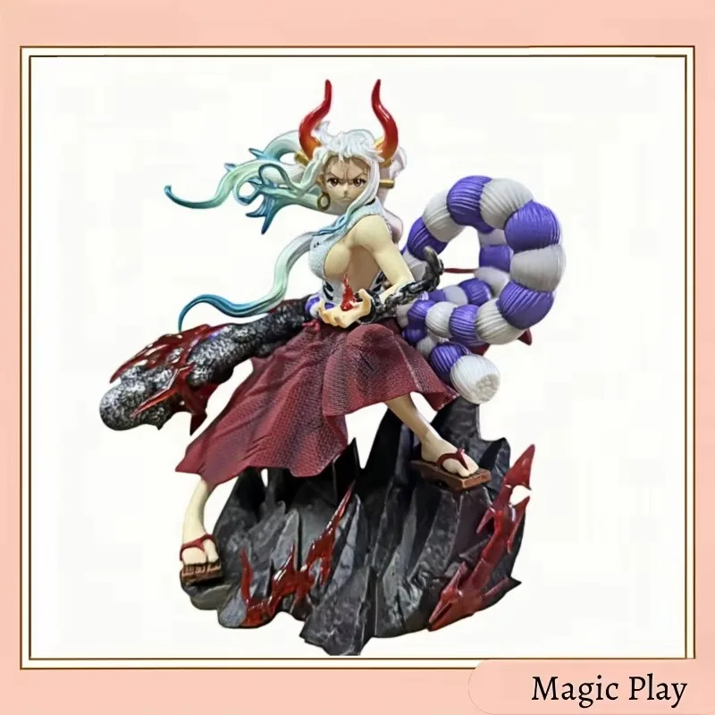 

Animation Yamato Figure Full Painting Yamato Beautiful Girl Statue Tide Play Tabletop Ornament Gift Painted Collectible Statue