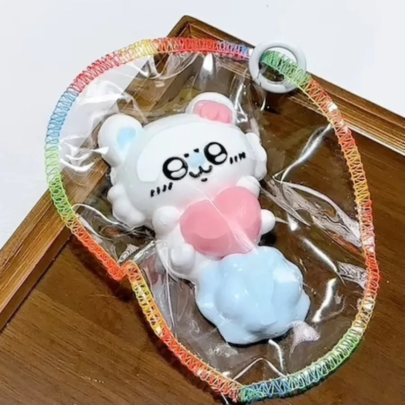 Anime Chiikawa Momonga Squishy Toy Handmade Food Grade Safe Material Soft Elastic Comfy Feel Cute Stress Relief Squeeze Fidget