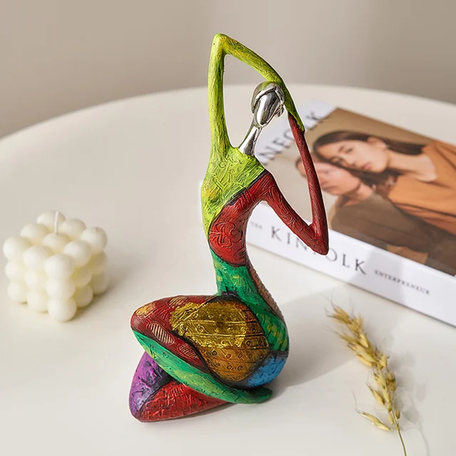 Modern Art Figurine Desk Decoration - Nordic Style Creative Abstract Home Decoration 2