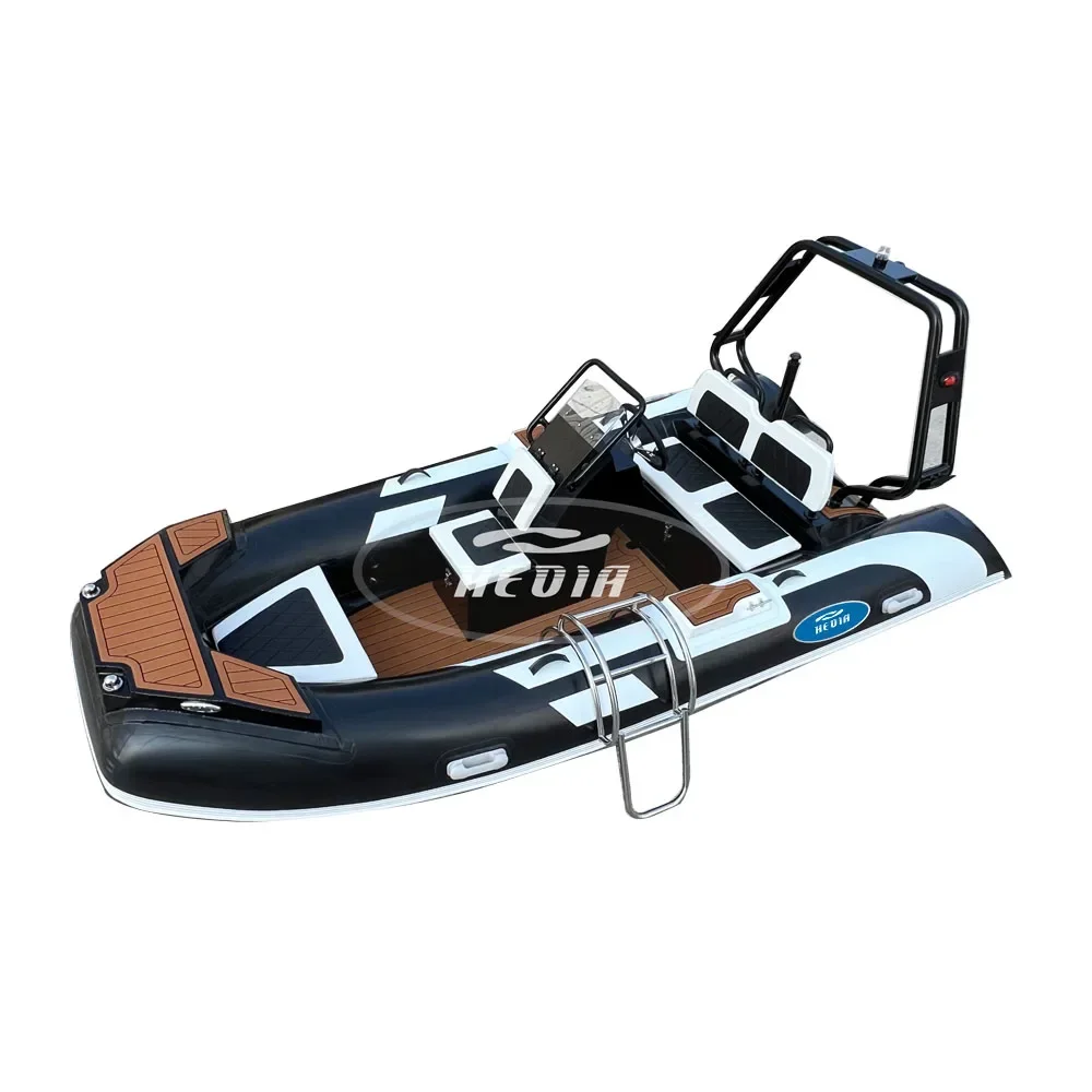 China 4 person mini speed boat aluminum hull 13ft  inflatable rib 390cm boat