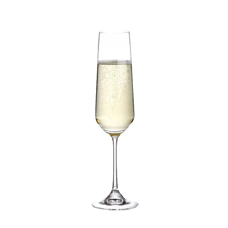

Imported crystal glass flute-shaped champagne glass, hotel household goblet, sparkling wine glass
