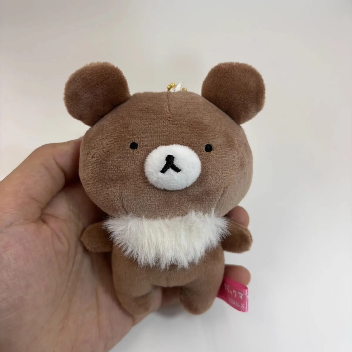 Cute Rilakkuma Korilakkuma Chairoikoguma Bear Little Beady Eyes Plush Keychain Keyring Keyholder Bag Pendant Doll Toy Gifts