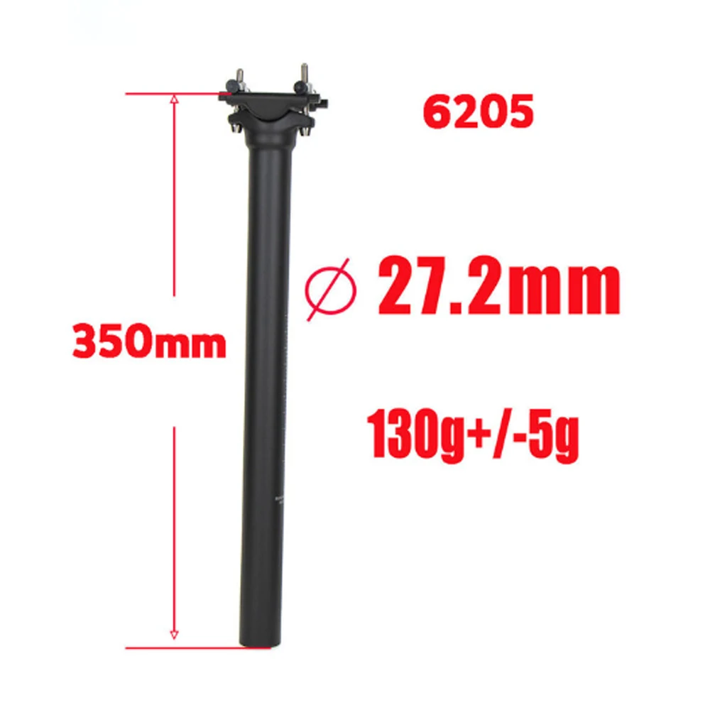ELITA ONECarbon Sattelstütze 27,2/30,9/31,6 mm MTB/Straßen-Biike-Sattelstütze aus Kohlefaser, Titanschrauben, leichtes 130 g Sitzrohr