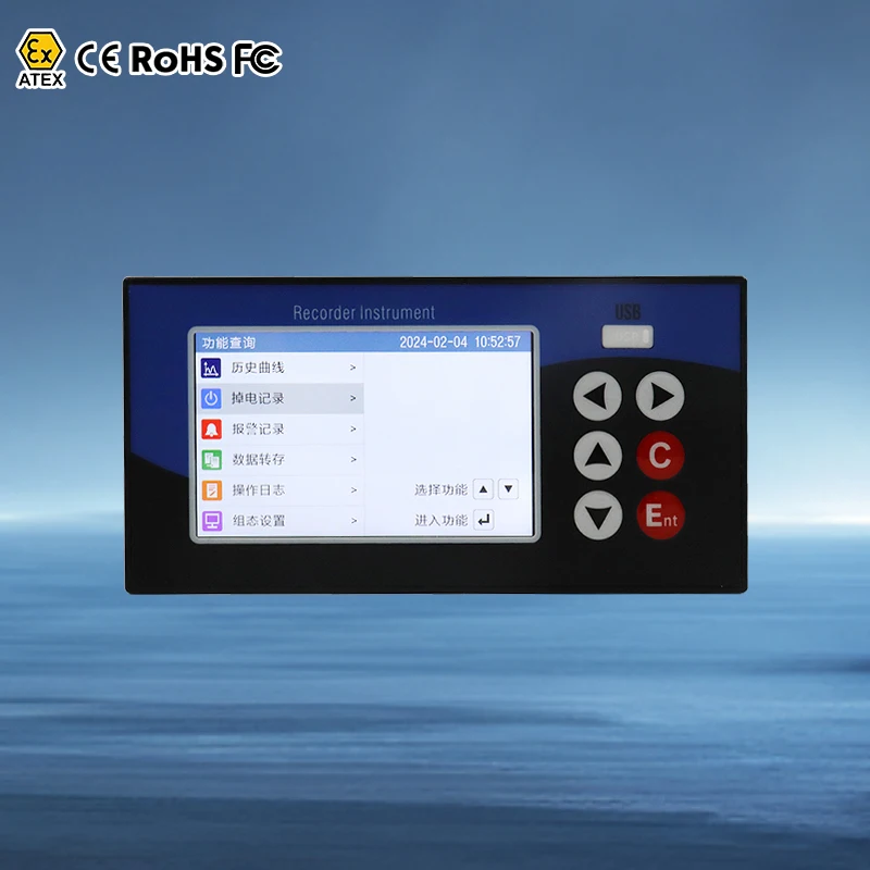 

Paperless Recorder Temperature & Humidity Datalogger Pressure Recorder Real Time Data Loggers Hydraulic Pressure Data Logger