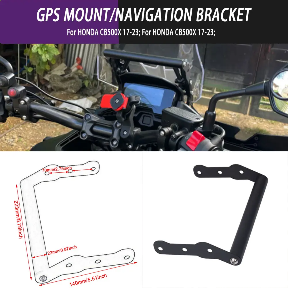 

CB500X Motorcycle Navigation Bracket Smart Phone Stand Holder GPS Mount For Honda CB 500X CB500X CB 500 X CB400X 2017-2023