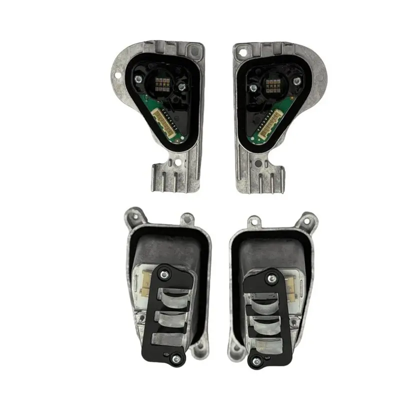 4Pcs/Set Front Headlight LED Turn Signal Moudle&DRL Light Source Angel Eye Kit For VW Touareg 18-25 761998477 761998478A-T48C