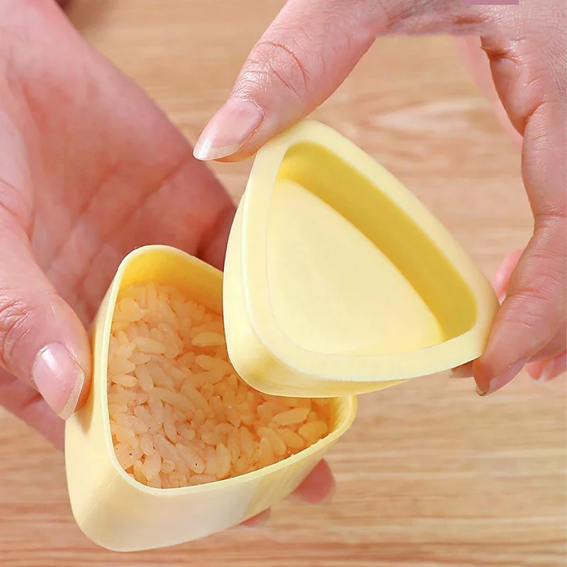 New Diy Sushi Mold Onigiri Rice Ball Food Press Triangular Sushi Maker Mold Japanese Home Kitchen Bento Accessories Tools
