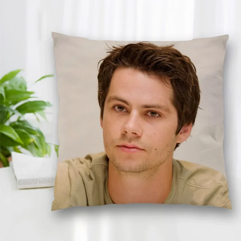 New Dylan O'brien Actor Pillow Slips With Zipper Bedroom Home Office Decorative Pillow Sofa Pillowcase Cushions Pillow Cover