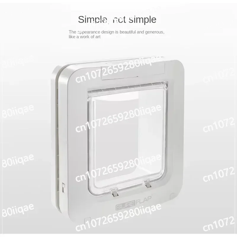 

Microchip Recognition Pet Door Channel, Puppy Entry and Exit Hole, Cat Timed Free Entry and Exit Door