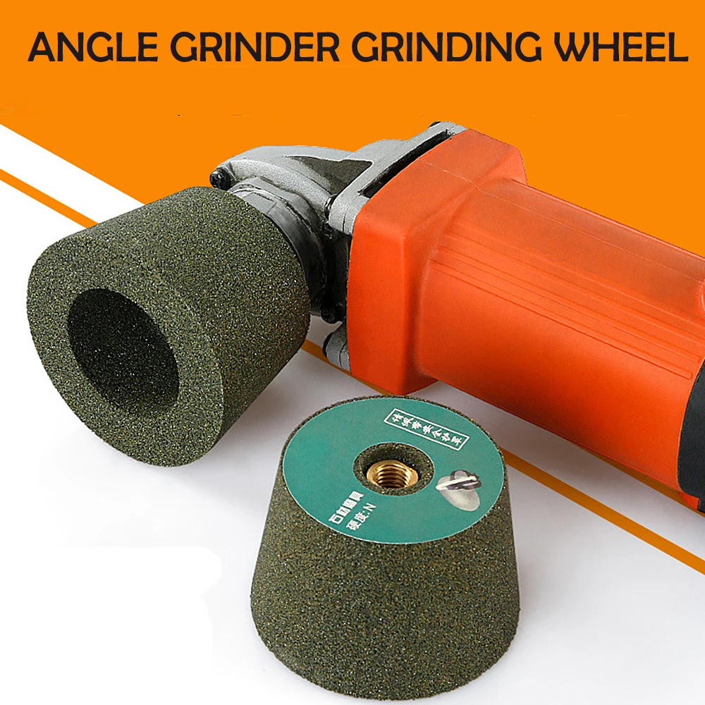 1pc Silicon Carbide Angle Grinding Wheels Stone Cement Metal Grinding Polishing Trimming Wheels Angle Grinder Grinding Heads
