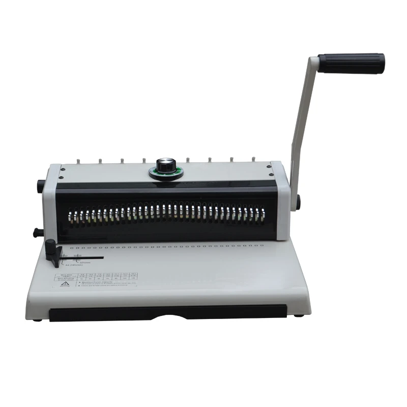 Drawable Knife Hoop Bookbinding Machine 34 Hole Puncher Desk Calendar Bookbinding Machine