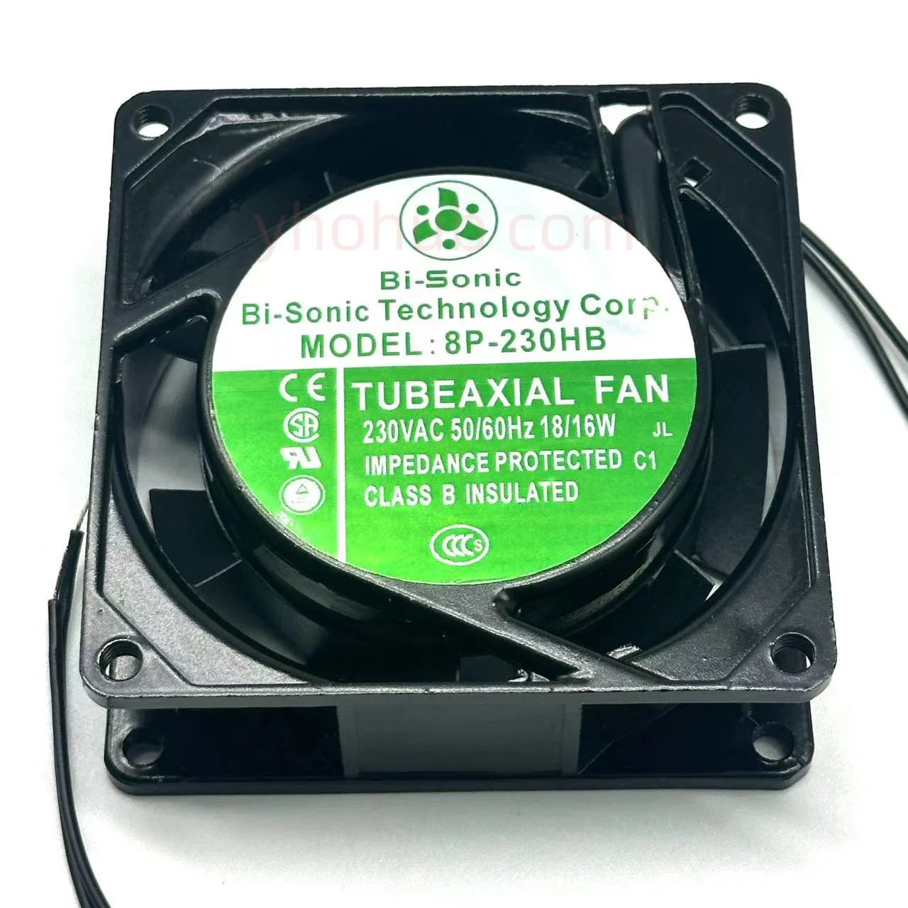 

Bi-Sonic 8P-230HB AC 230V 18W 80x80x25mm 2-Wire Server Cooling Fan