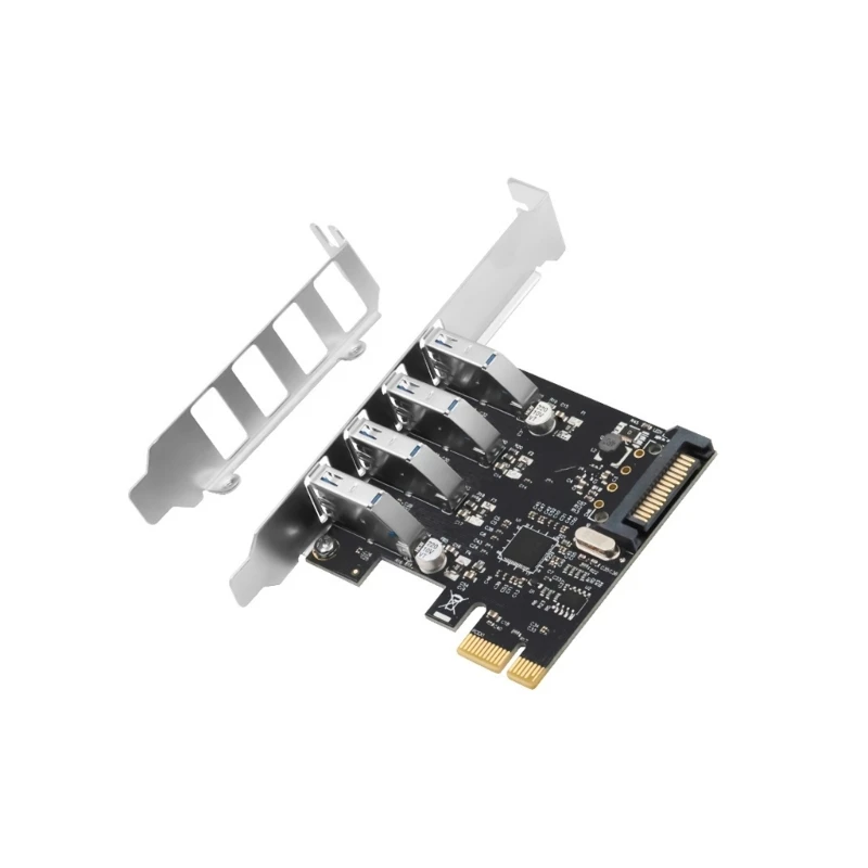 

A2BA Energy Efficient PCIExpress To USB3.0 Adapter Card Featuring VL805 Controller And Tool less Installation