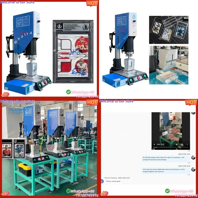 CE Certificate Factory Price Ultra Sonic Welder 20KHZ 15KHZ to Seal Card Slab Case Welding Machine