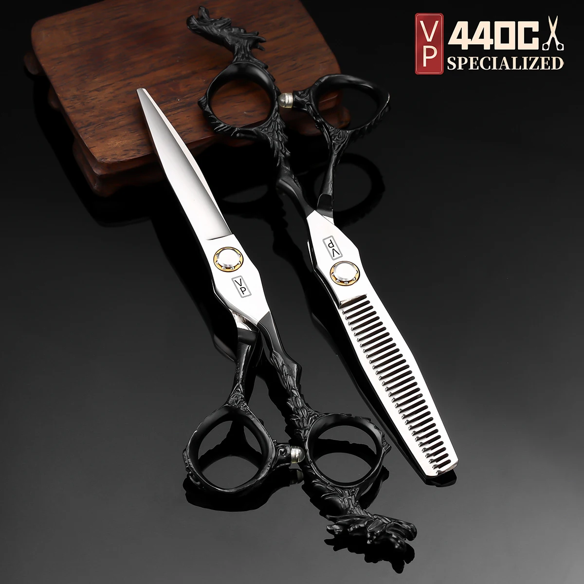 

VP Hairdresser's Shears 6.0 Inch Barber Accessories Professional Hair Cutting Tool Thinning Styling Hairdressing Salon Scissors