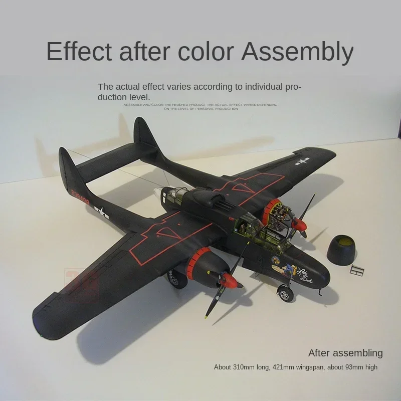 Great Wall L4810 1/48 Assemble aircraft Model Kit US Air Force P-61B Black Widow fighter