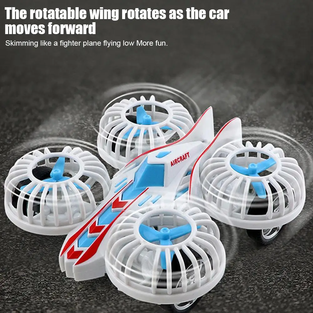 Inertial สี่แกนเครื่องบินรุ่น Toy Fall-Flying Flying รถของเล่น Mini Airplane ของเล่นสำหรับของขวัญเด็ก