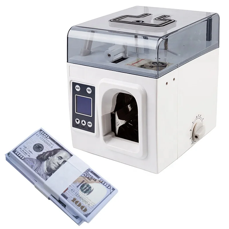 JB-231 Automatic Paper Banding Roll Currency  money strapping machine for Tape Strapping Machine currency note banding machine