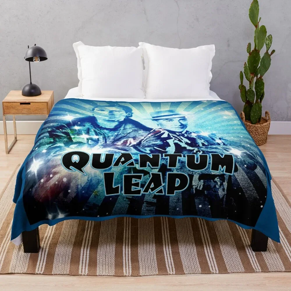 Quantum Leap Throw Blanket Flannel Fashion Sofas Retros Furrys Blankets