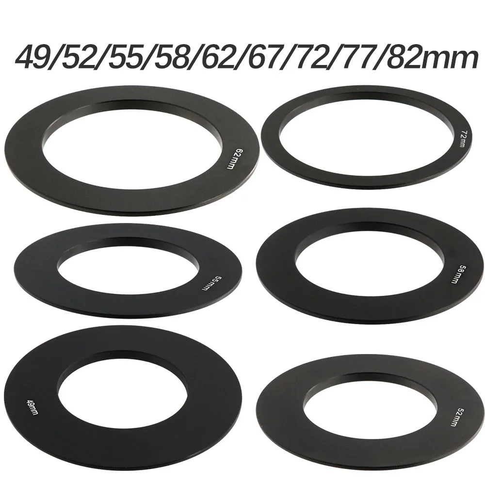 Adaptador de anillo de 49 52 55 58 62 67 72 77 82mm para Cokin serie P para lente de cámara Canon Nikon