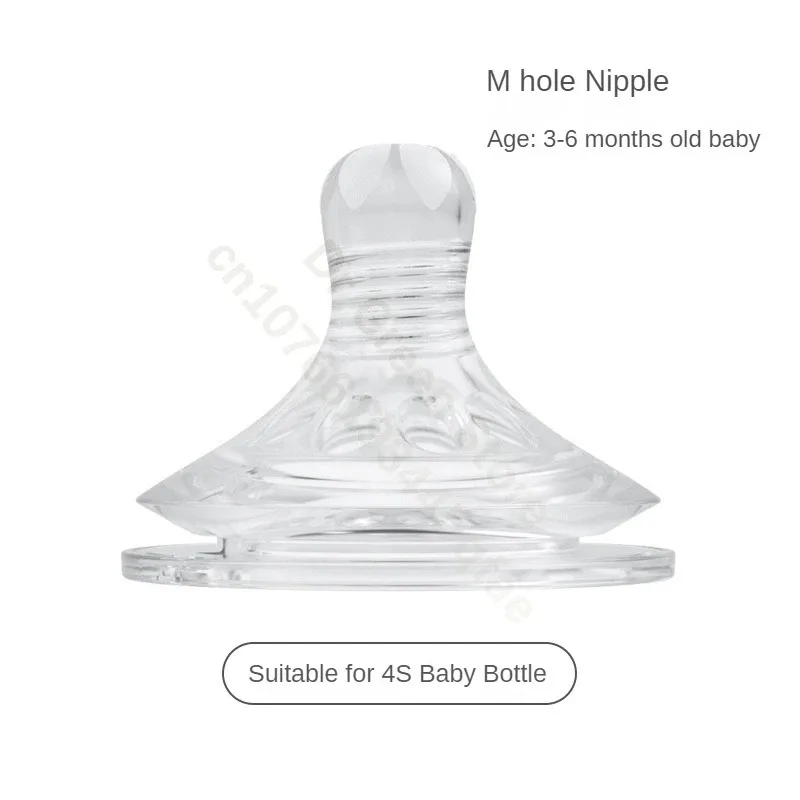 S/L/XL/Cross hole Nipple Bottle nipple safe silicone material soft texture Suitable for 0-3 years old babies