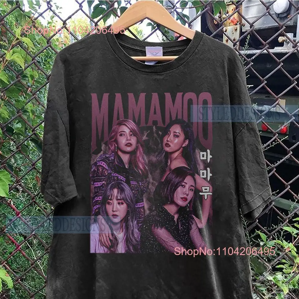 MAMAMOO Retro Classic T shirt Kpop Bootleg Merch for her or him 90s long or short sleeves