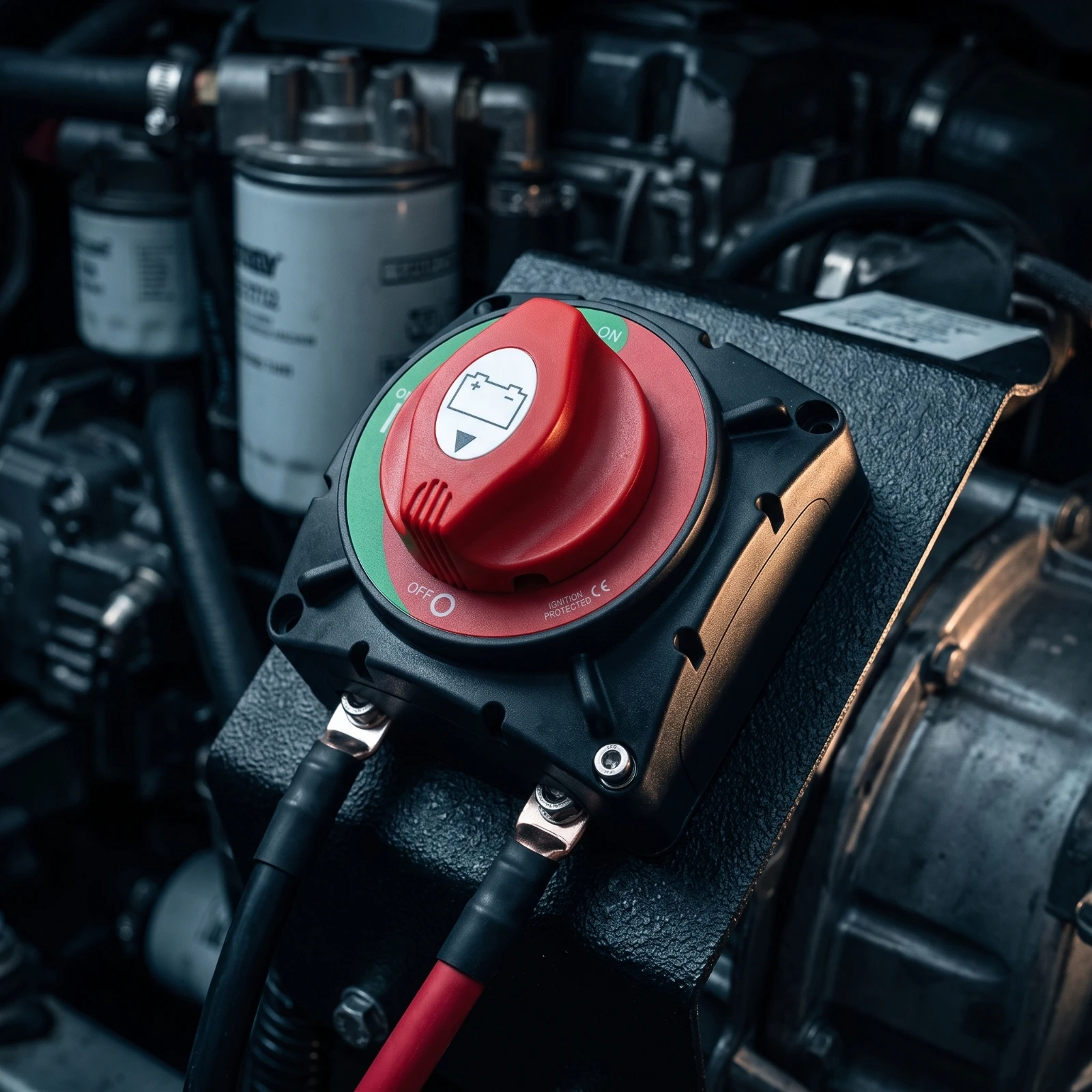 Battery Disconnect Switch Manual Battery Cutoff Switch Long-Lasting Corrosion-Resistant for Marine, RV view 4
