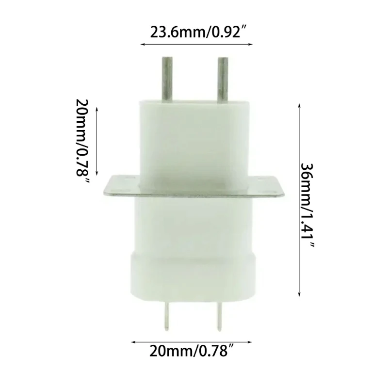 M2EE Pack of 10 Durable Microwave Oven Spare Parts Pin Sockets Microwave Oven Magnetron Plugs Plastic Microwave Oven Parts