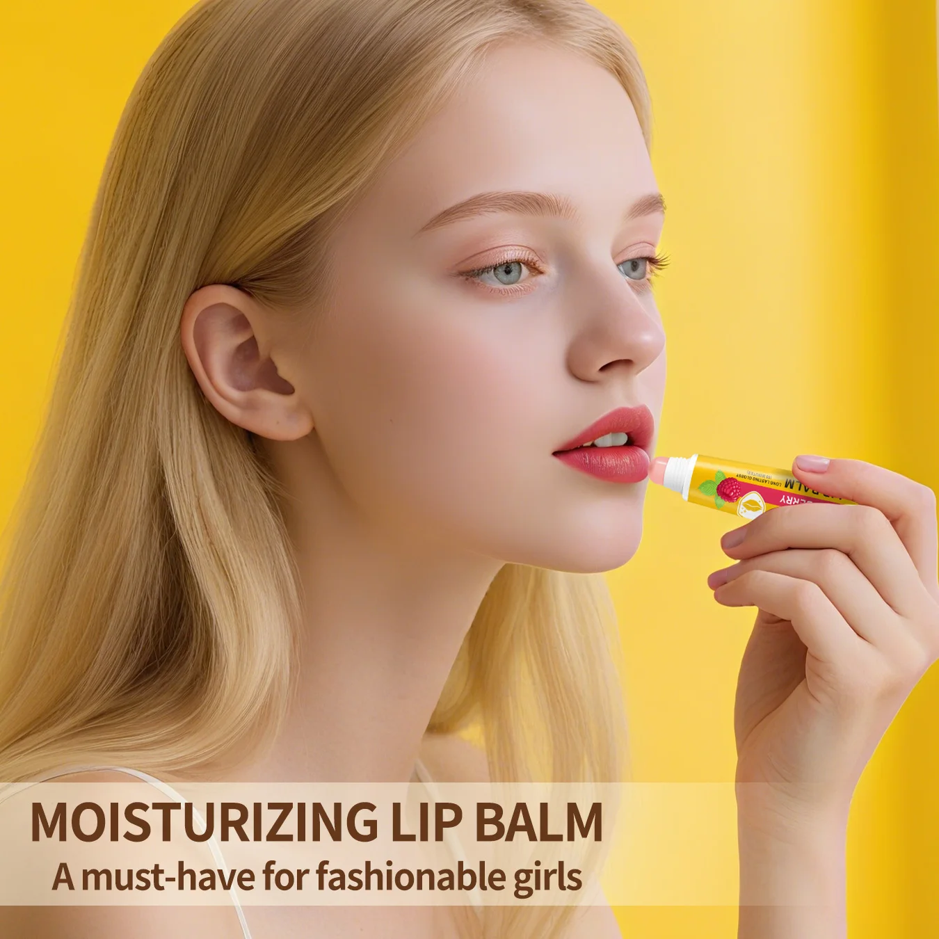 3-częściowy zestaw szminek w karta - 3 smaki, trwałe nawilżanie i błysk, przenośny pasek, mini zestaw do pielęgnacji ust na letnie podróże