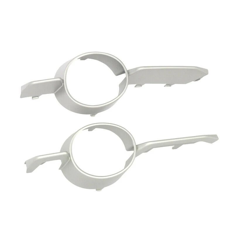 

AEA7-1Set For -BMW X6 E71 E72 2008-2014 Front Bumper Fog Light Grill Cover Trim 51117188385 51117188386