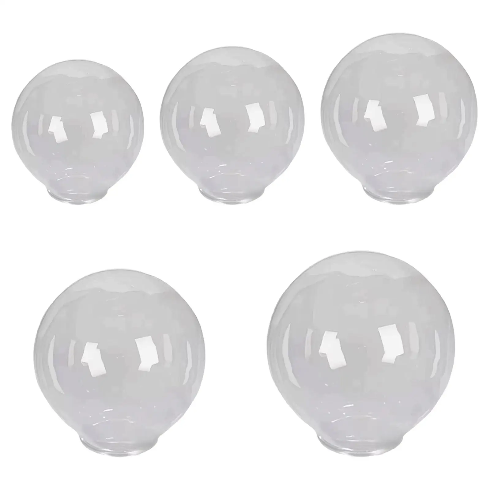 Clear Acrylic Sphere Light Cover for Wall/Ceiling Mounts Sturdy Weatherproof