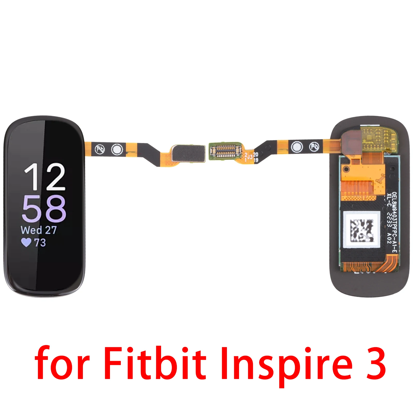 LCD Screen and Digitizer Full Assembly For Fitbit Charge 3/Charge 4/Versa 3/Fitbit Sense/Fitbit Luxe/Inspire 3/Charge 5/Sense 2