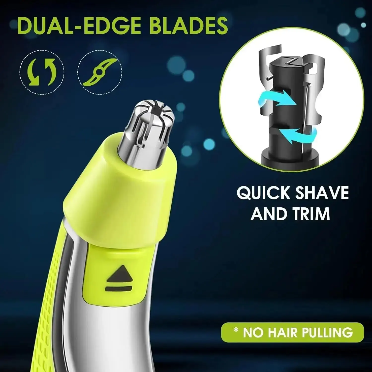 Cuchilla de Repuesto KVIFO de 1-3 Filos para Recortadora de Barba y Cabello, Compatible con QP2520 QP2530 QP2630 QP6510 QP6520 QP2523