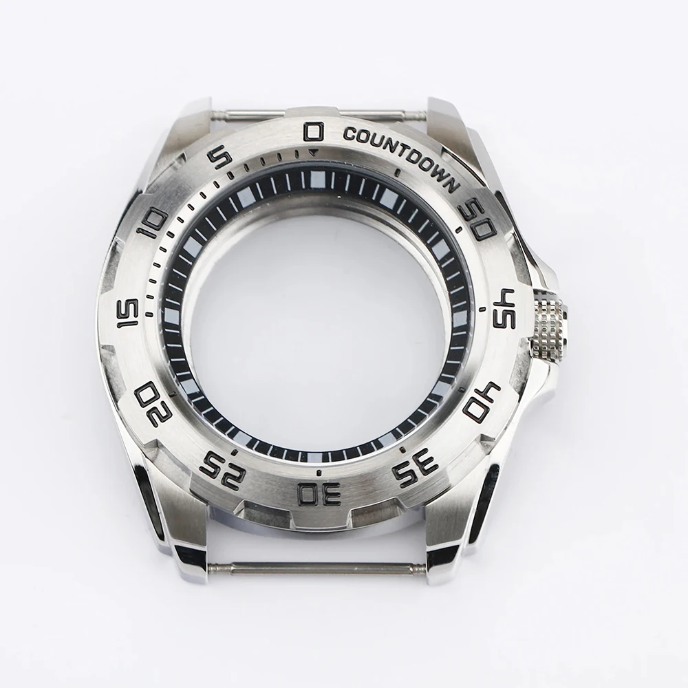 Monster 44mm Watch Case Nh35 Case for Watch Mod NH34 NH35 NH36 for Watch Mod Dial Automatic Movement