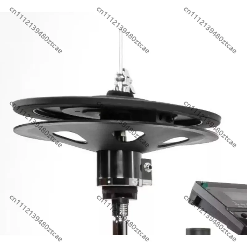 12 Inch Dual-Piece Independent Hi-Hat Cymbal Set, Full Rubber 360° Wrap Design Compatible With Roland Electronic Drum