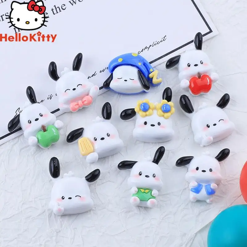 

Cartoon Sanrio Pachacco Accessories Kawaii Anime Creative Ornaments Hairpin Diy Material Pack Cute Sweet Birthday Gift