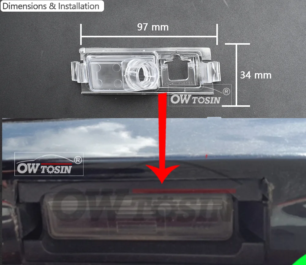 

170° AHD AI Car Vehicle Rear view Camera For Kia Ceed (JD) Hatchback 2012 2013 2014 2015 -2018 Reverse Camera Android Monitor