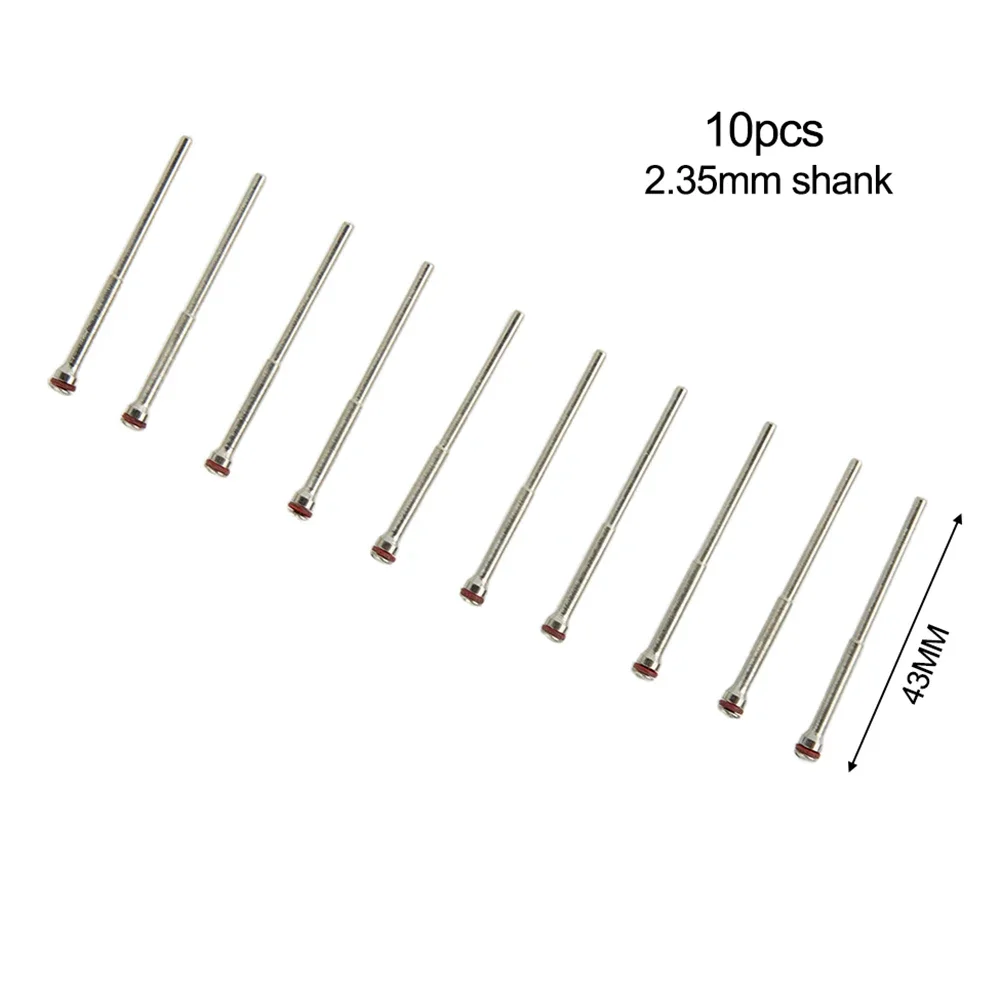 

Metal Material Sturdy and 10pcs Polishing Shank for Rotary Tool Suitable for Jewelry Beads 2 35mm Shank Diameter